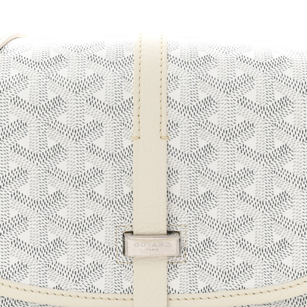 Goyardine Belvedere II PM Messenger Bag White
