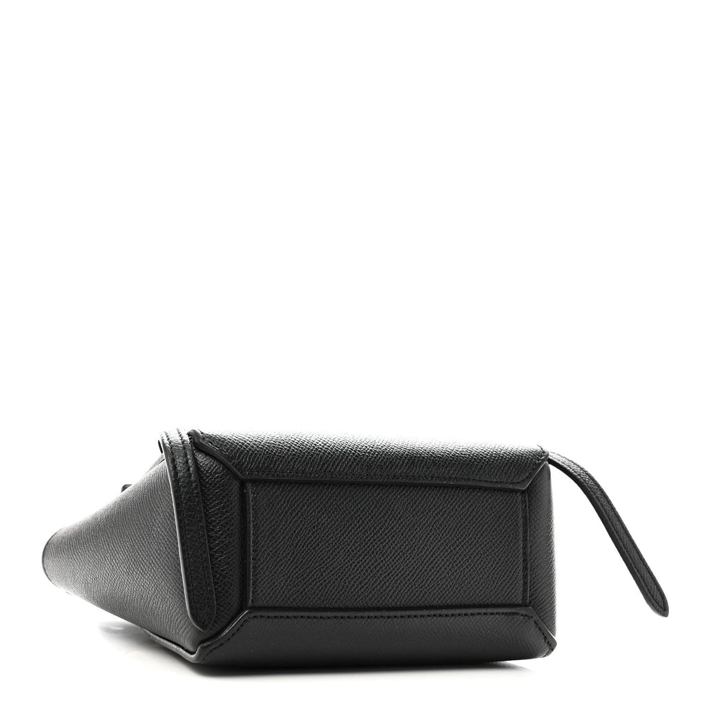 Grained Calfskin Pico Belt Bag Black