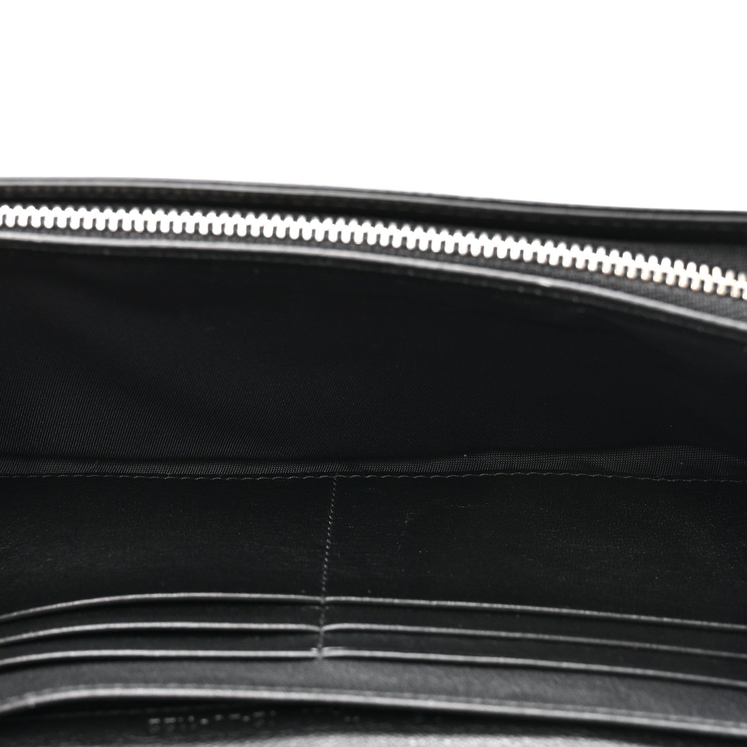 Patent Lambskin Cannage Lady Dior Rendezvous Wallet On Chain Black