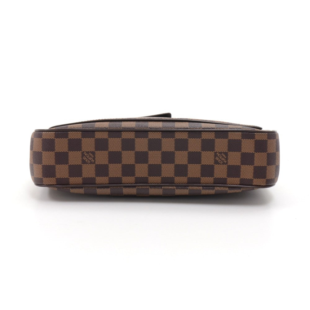 Louis Vuitto Aubagne Damier Ebene Canvas Shoulder Bag
