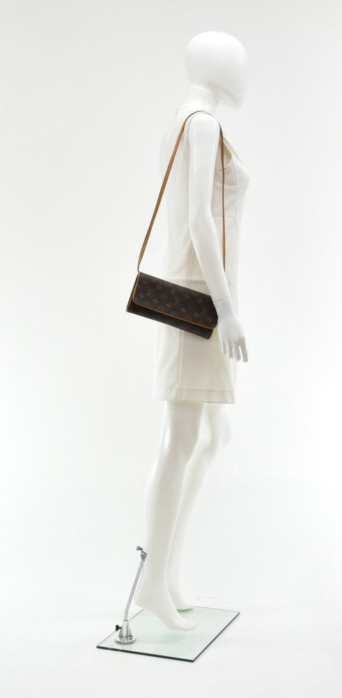 Louis Vuitto Pochette Twin GM Monogram Canvas Shoulder Bag