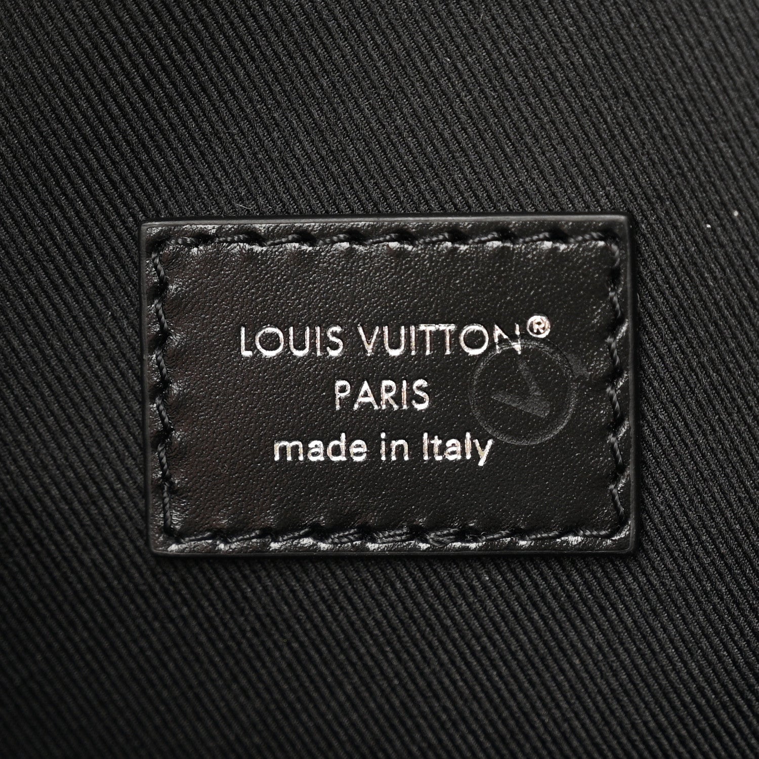 Shiny Calfskin Montsouris Cargo Backpack Black