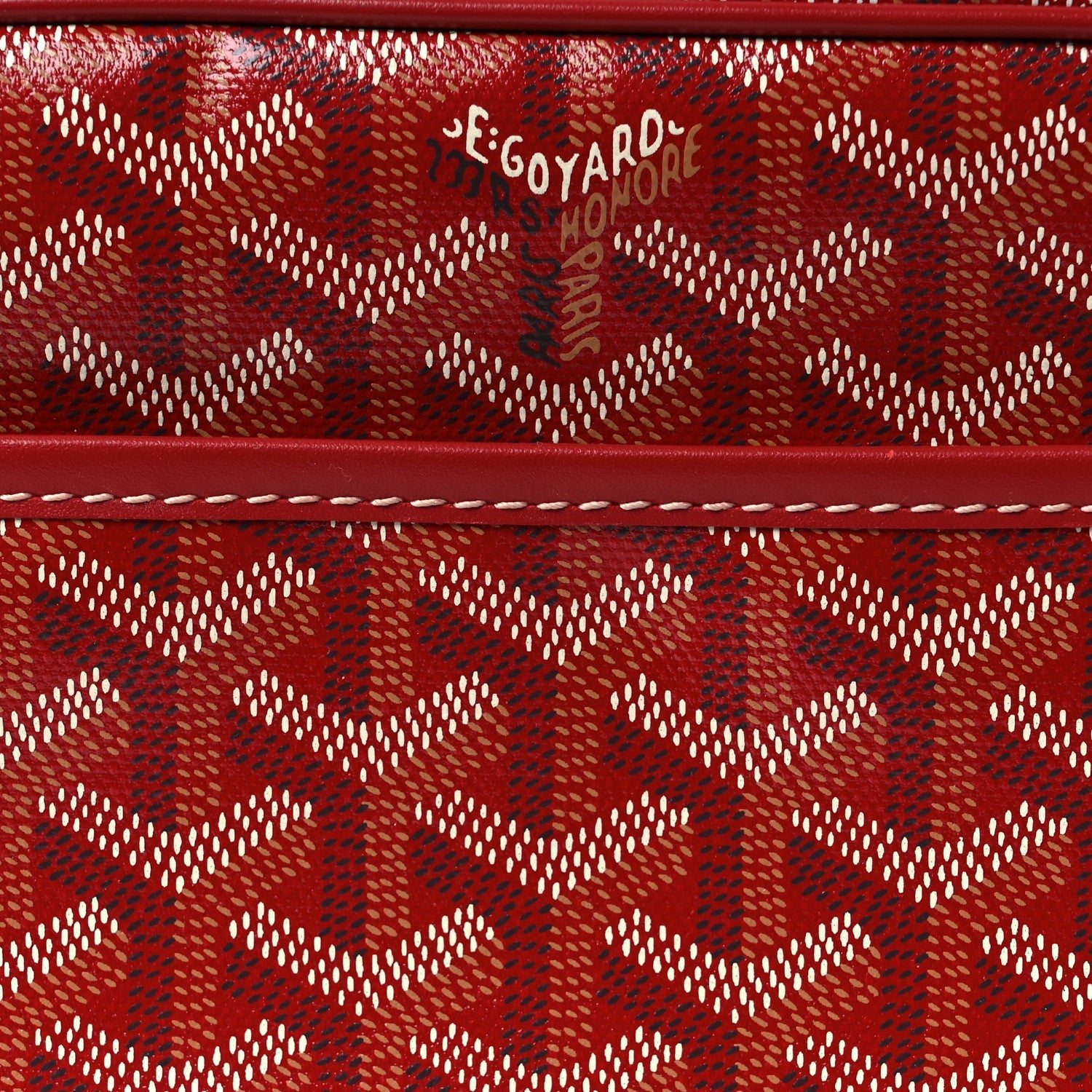 Goyardine Sac Cap Vert Red