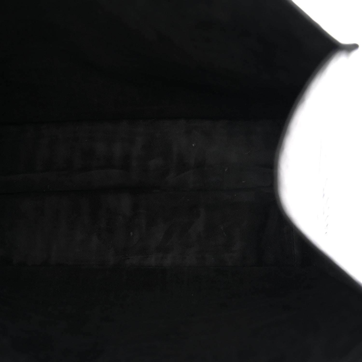 Oblique Calfskin Embossed Large Book Tote TBlack