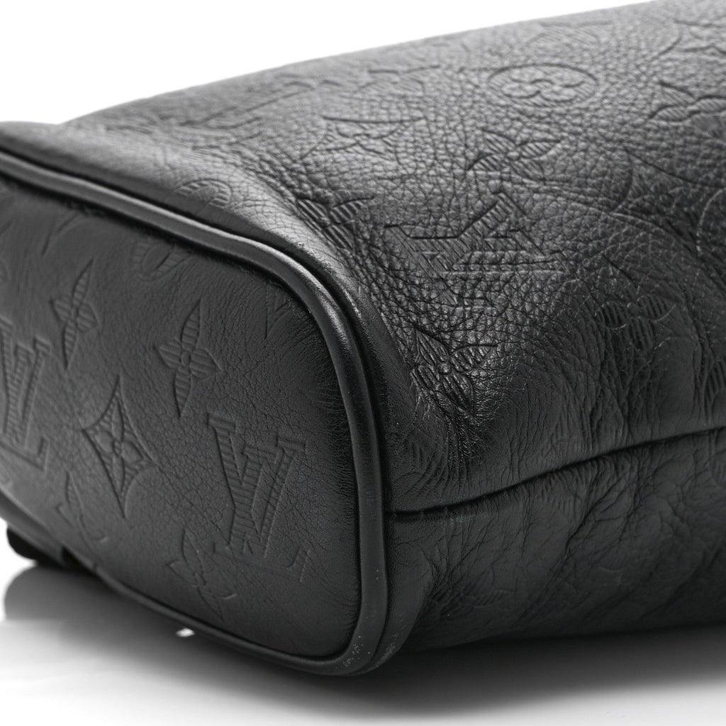 Monogram Shadow Chalk Slingbag  Black