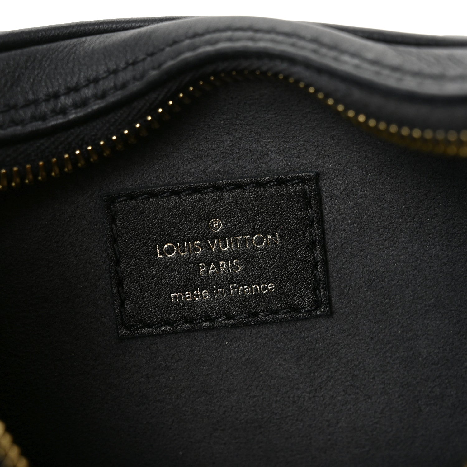 Calfskin Embossed Monogram Loop Black