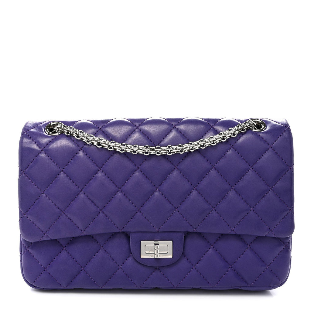 Lambskin Quilted 2.55 Reissue 226 Flap Purple