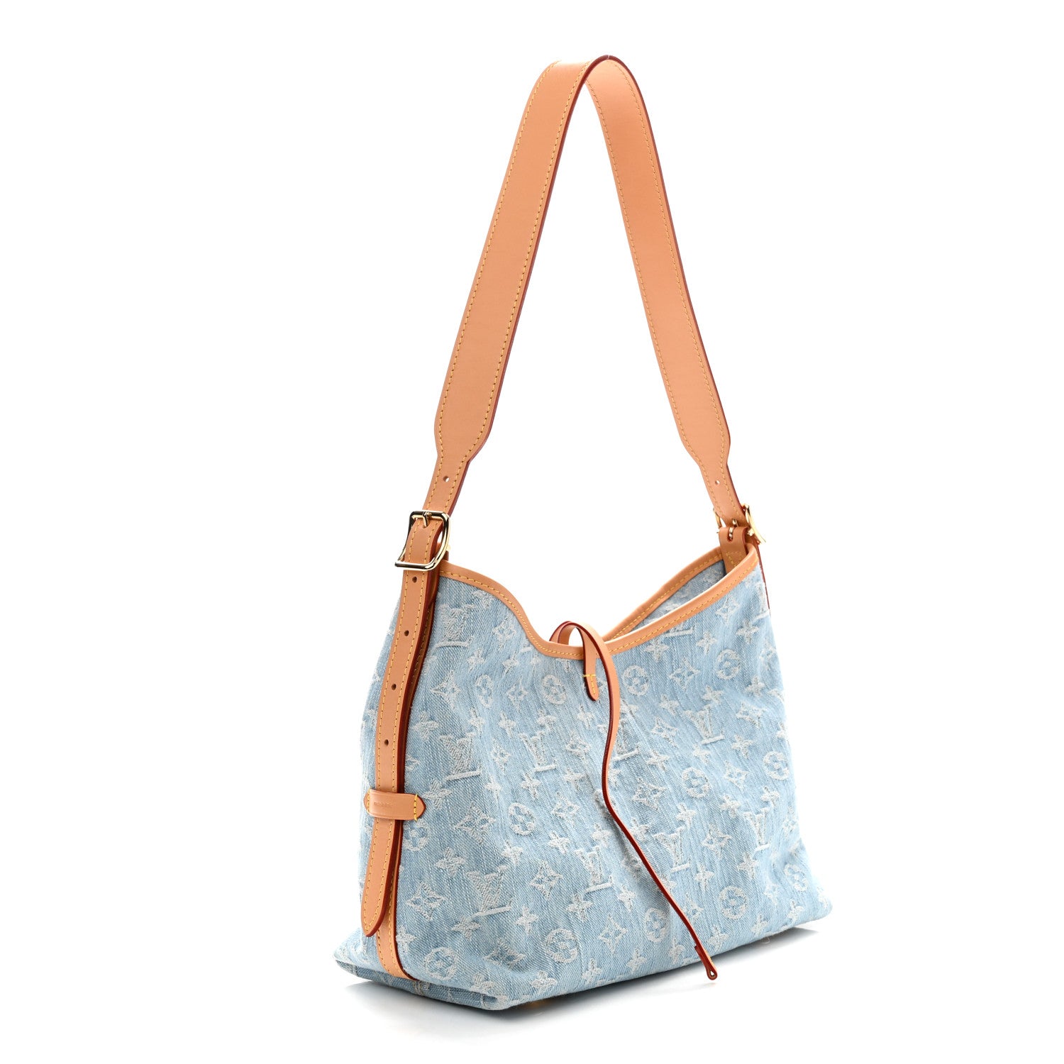 Monogram Denim CarryAll PM Sky Blue