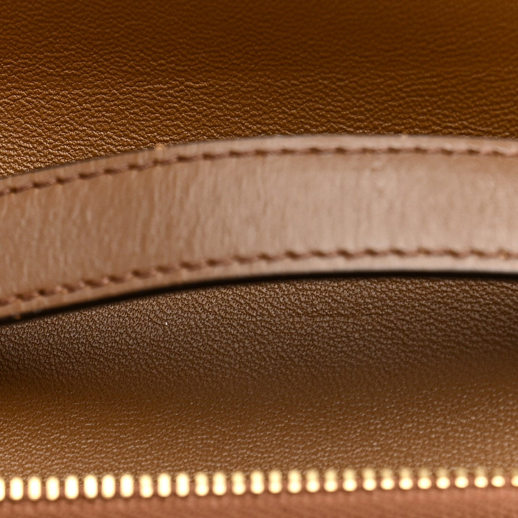 Box Calfskin Medium Classic Box Flap Bag Camel