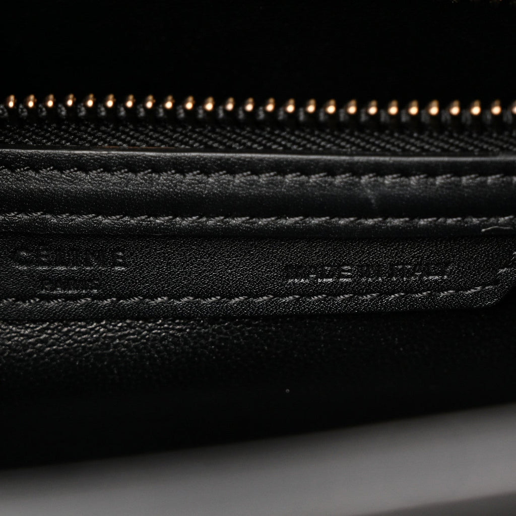 Smooth Calfskin Micro Luggage Black