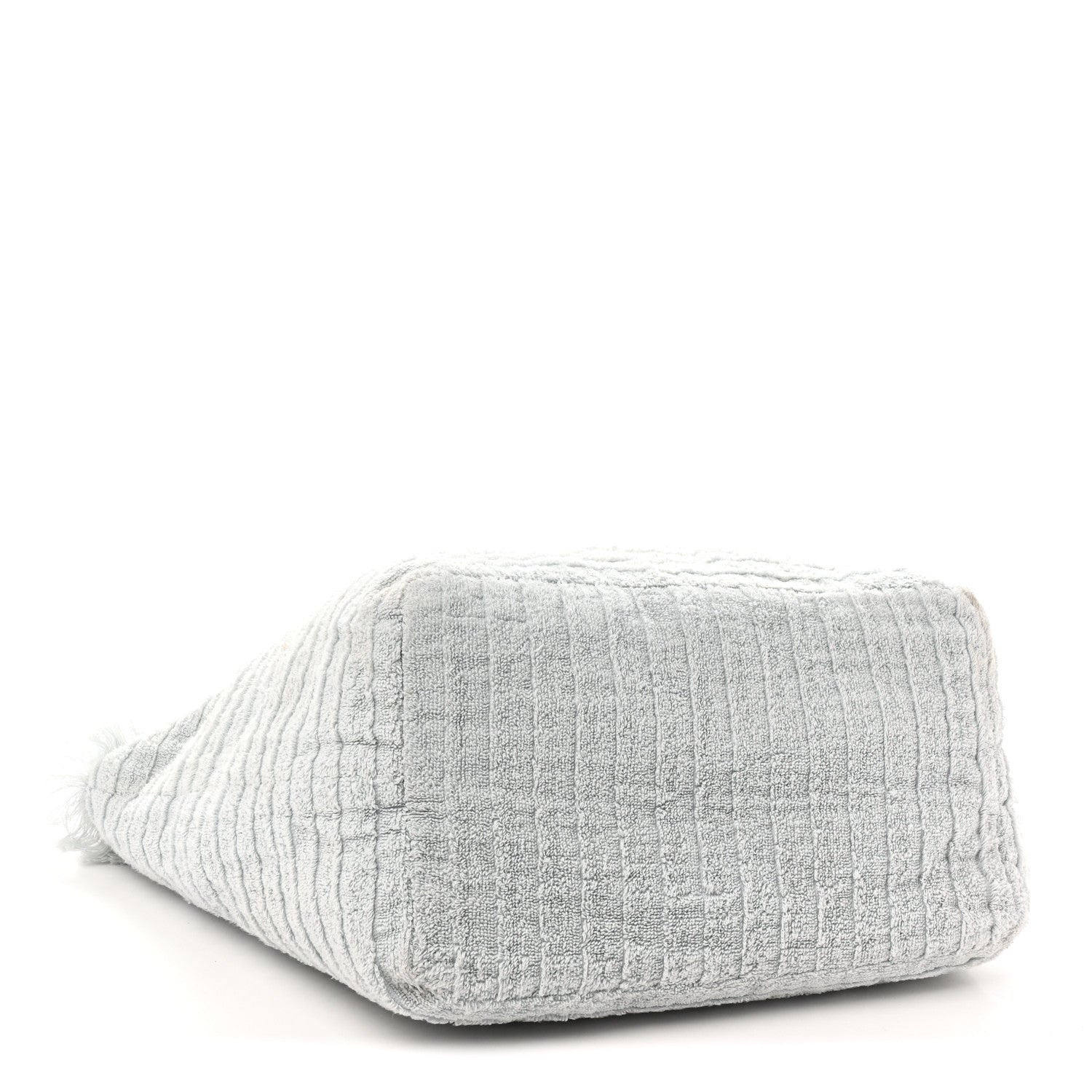 Terry Cotton CC Beach Tote Towel Set Light Grey