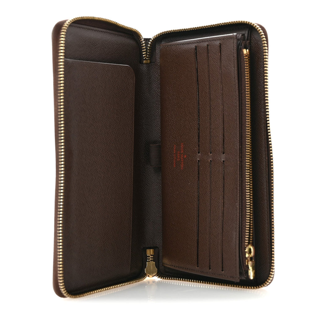 Damier Ebene Zippy Organizer Wallet