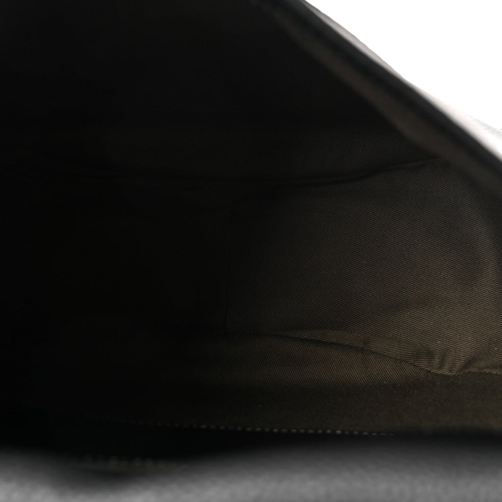 Calfskin Medium Marcie Round Crossbody Bag Black