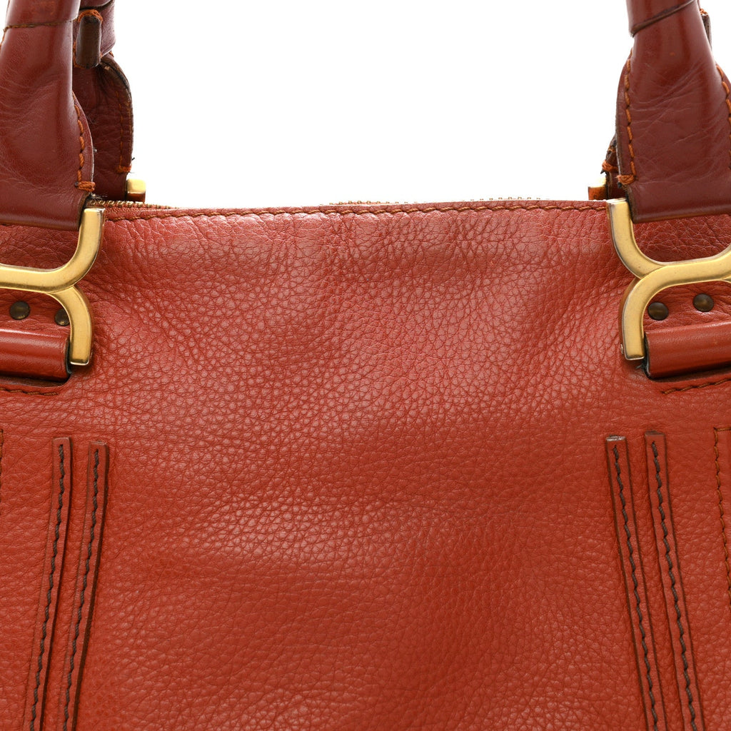 Calfskin Medium Marcie Satchel Brown Delight