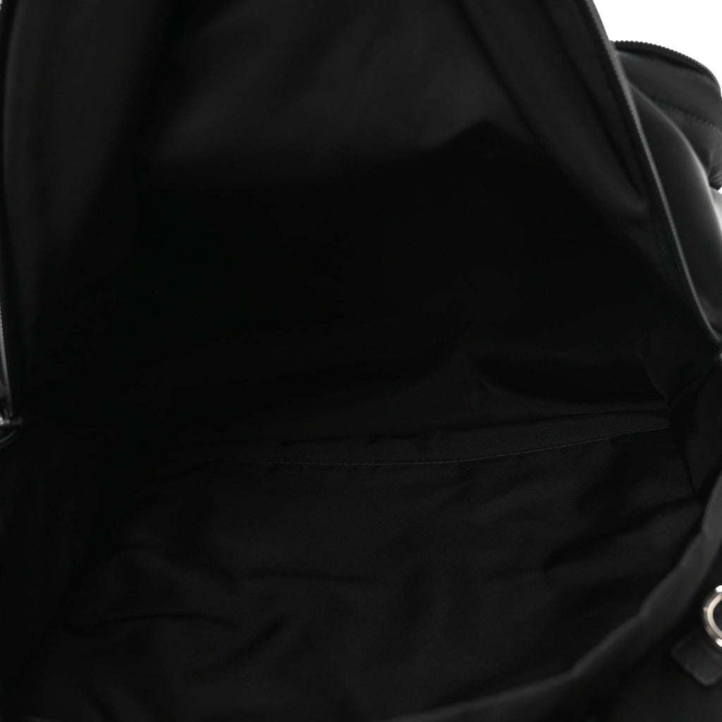 Tessuto Nylon Saffiano Day Backpack Black