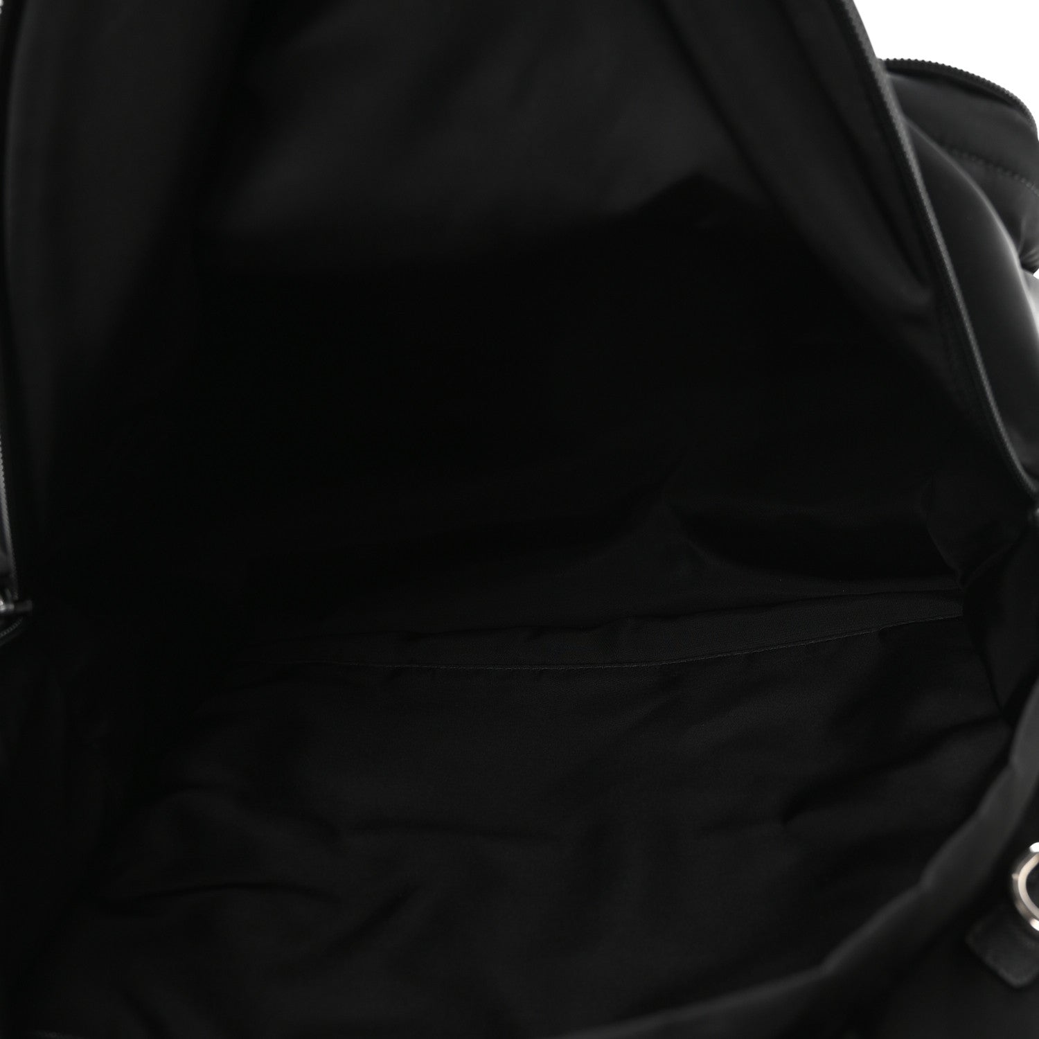 Tessuto Nylon Saffiano Day Backpack Black
