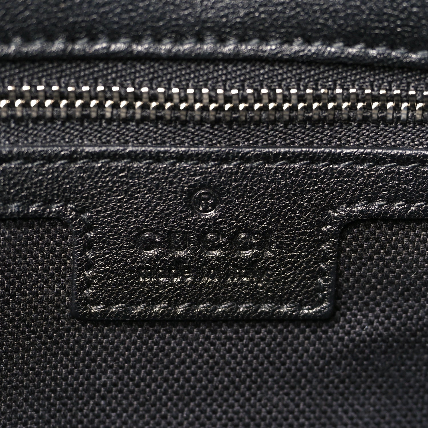 Sakai Be Green Calfskin Diagonal Stitched Medium Blondie Tote Black