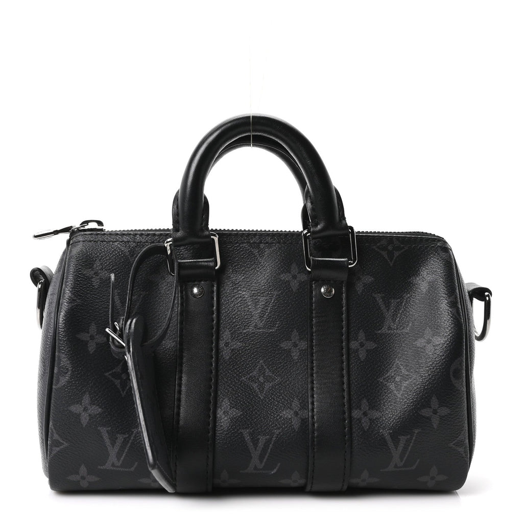 Reverse Monogram Eclipse Keepall XS Black