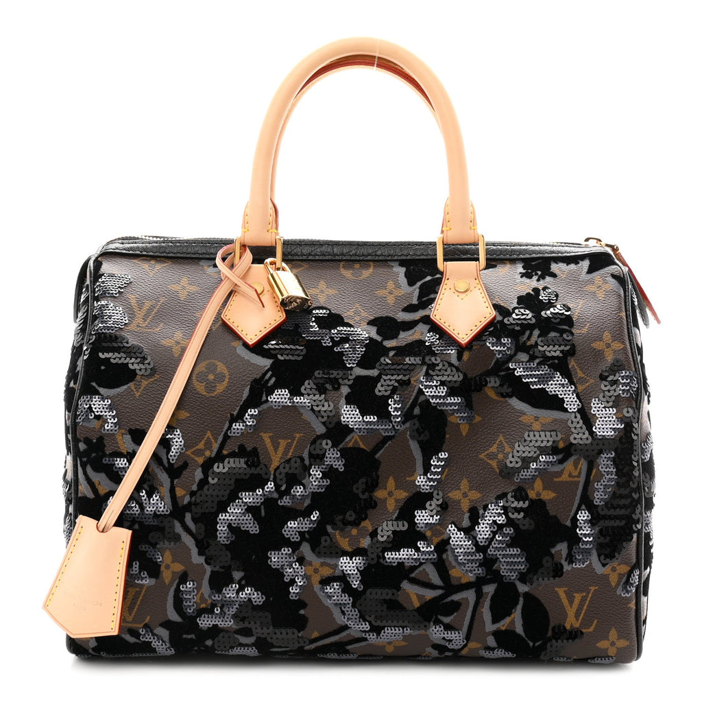 Monogram Fleur De Jais Sequins Speedy 30