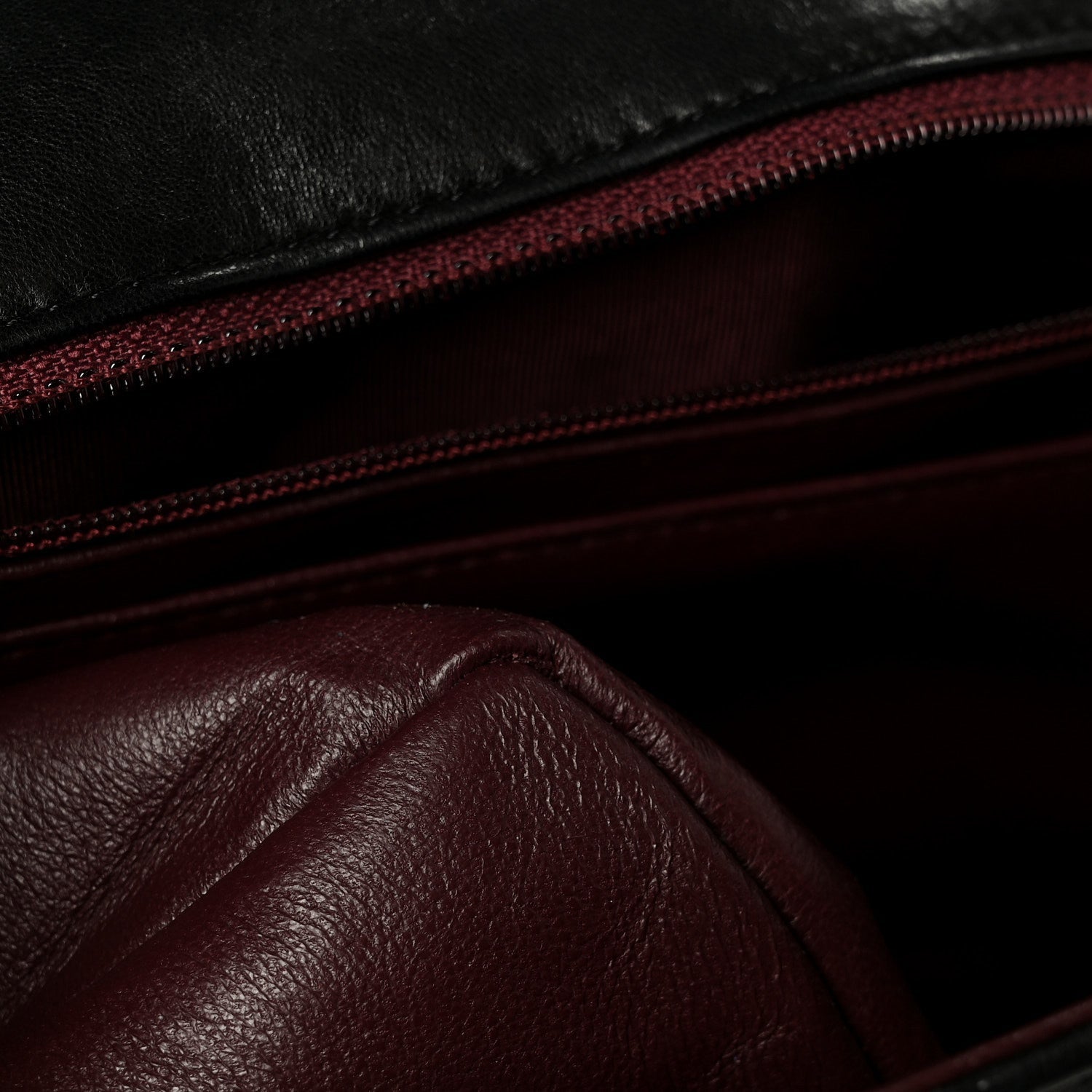 Lambskin Quilted Jumbo Single Flap Black