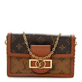 Reverse Monogram Dauphine Chain Wallet