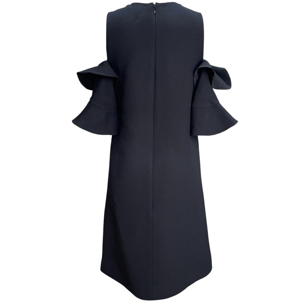 Louis Vuitton Frill Open Shoulder Dress Dress
