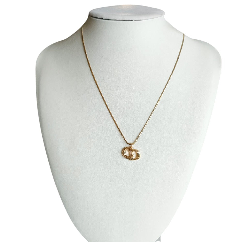 Christian Dior CD Logo Necklace