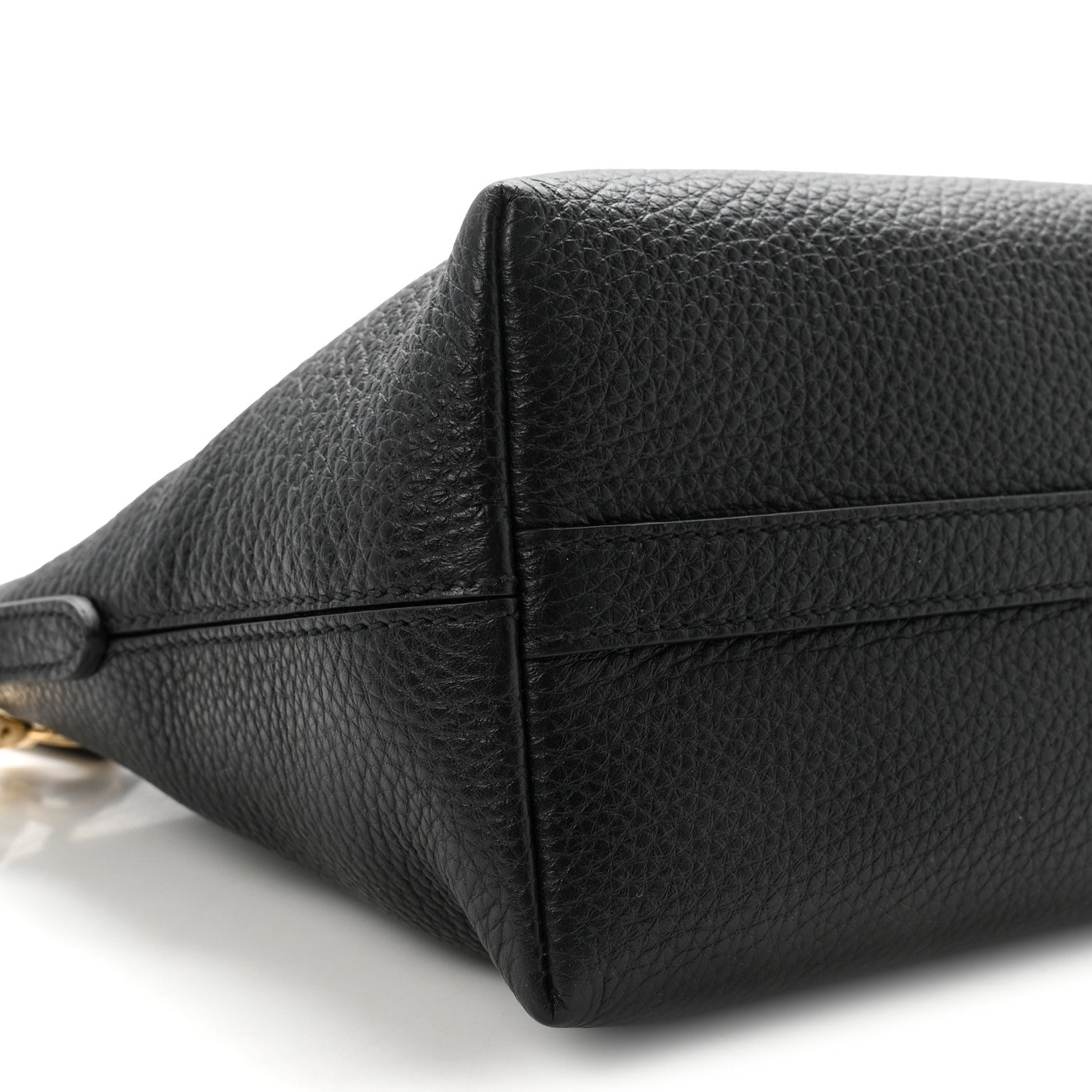 Vitello Daino Small Tote Black