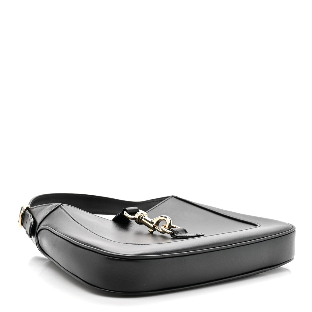 Calfskin Small Jackie Shoulder Bag Black