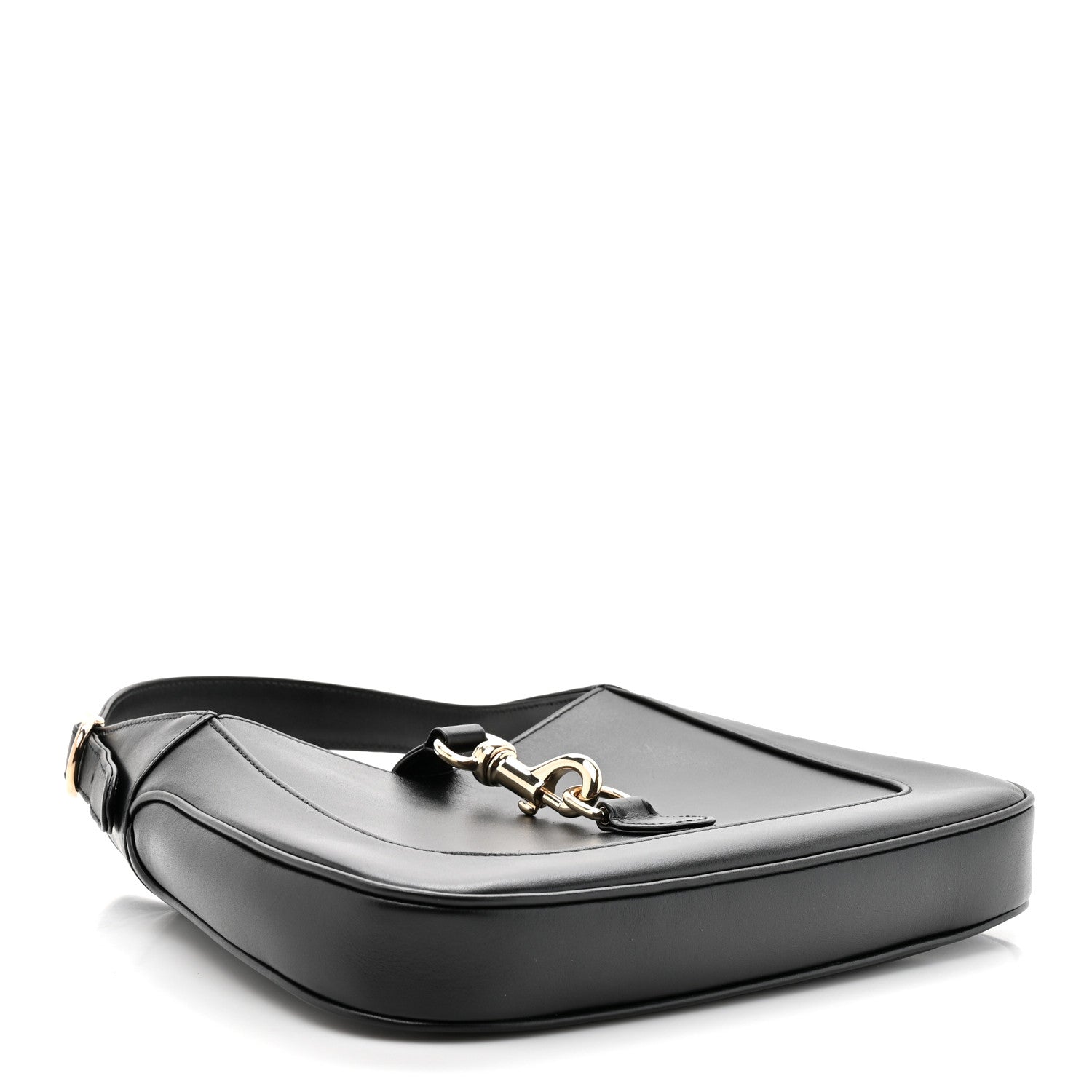 Calfskin Small Jackie Shoulder Bag Black