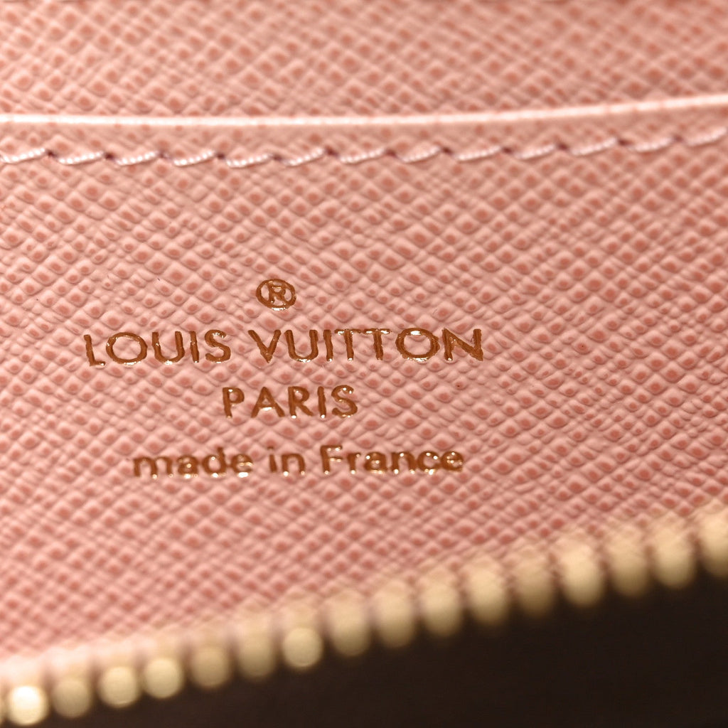 Damier Ebene Zippy Coin Purse Rose Ballerine