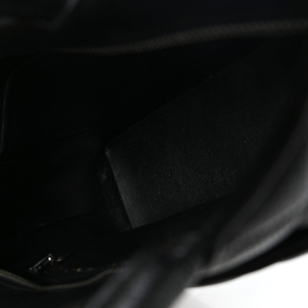 Caviar Quilted Medallion Tote Black