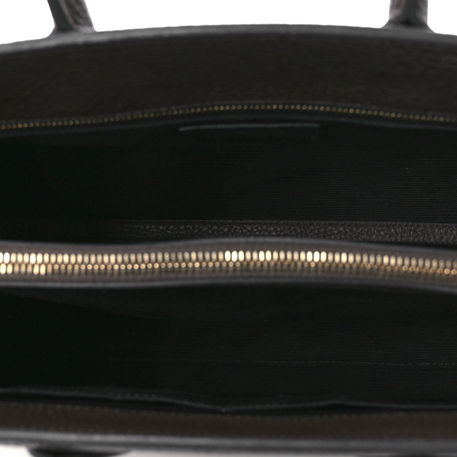 Grained Calfskin Small Sac De Jour Dark Brown
