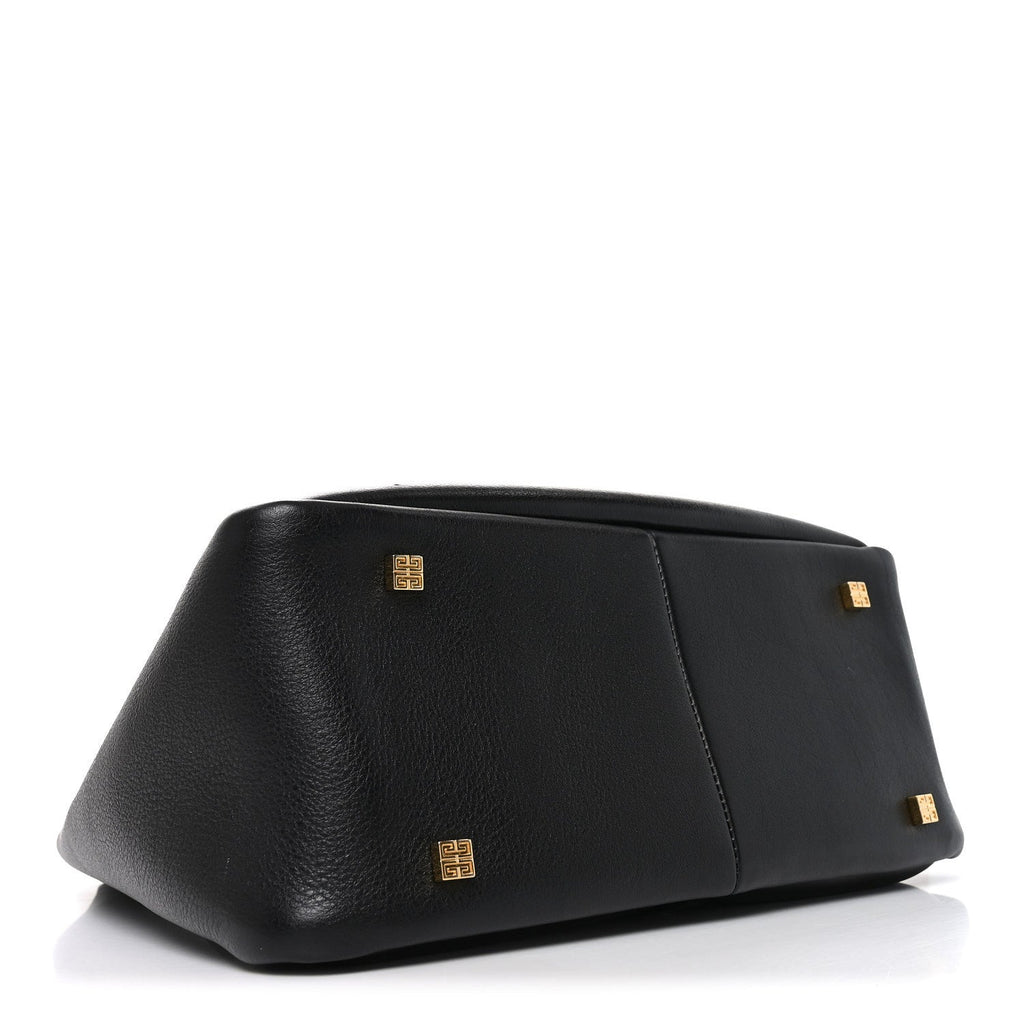 Calfskin Crocodile Embossed Medium G-Lock Hobo Black