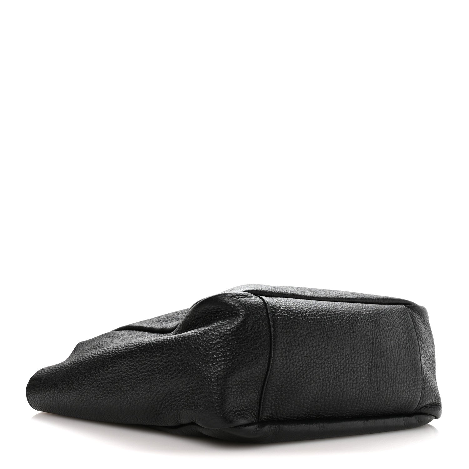 Grained Deerskin Bea Tote Black