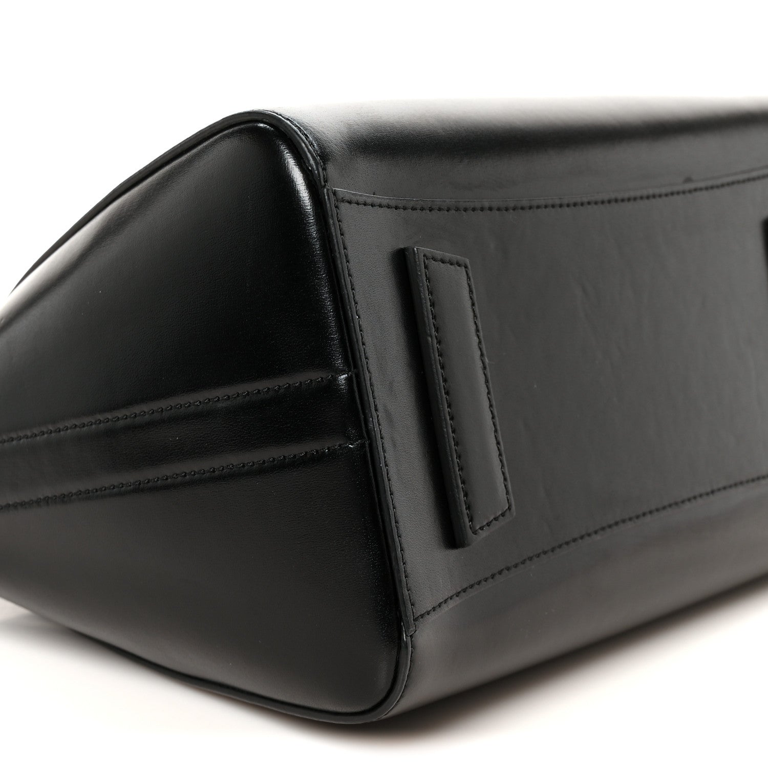 Shiny Lord Calfskin Small Antigona Black