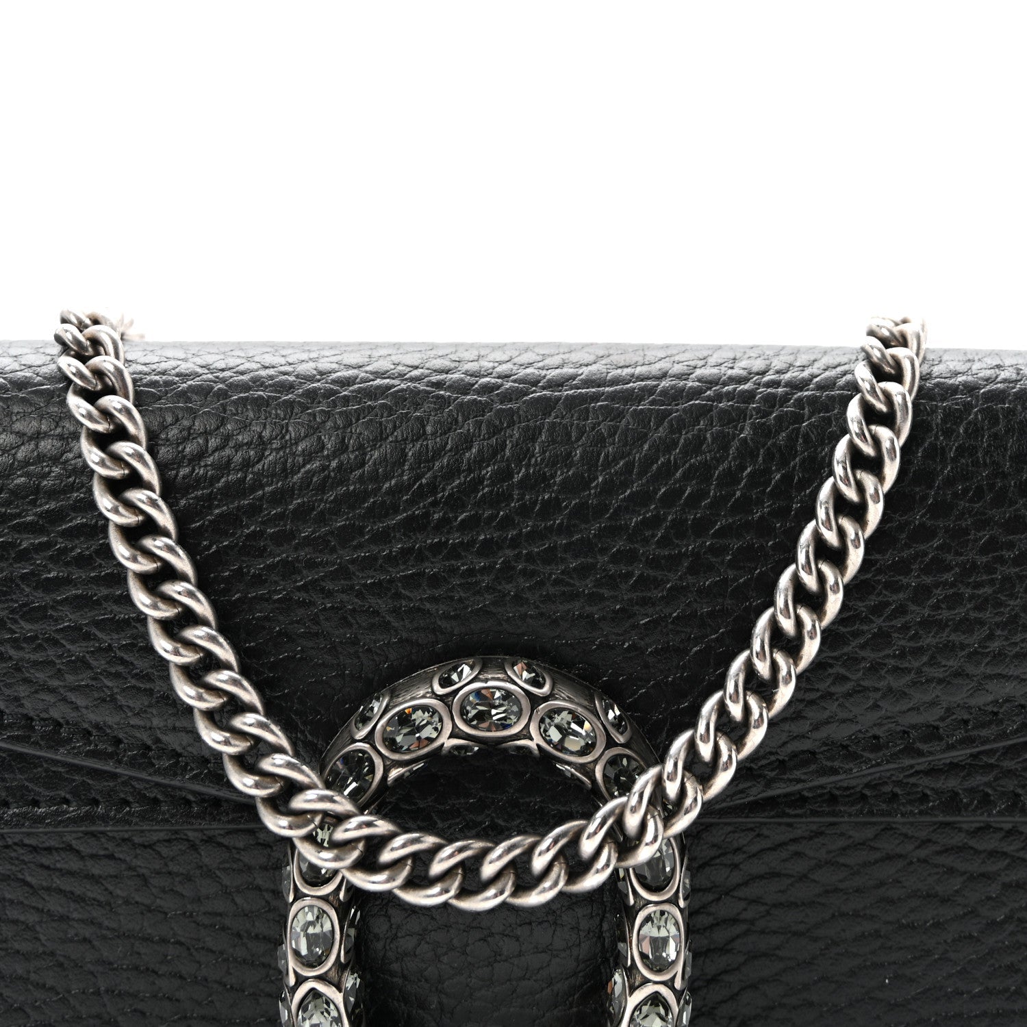 Calfskin Super Mini Dionysus Shoulder Bag Black