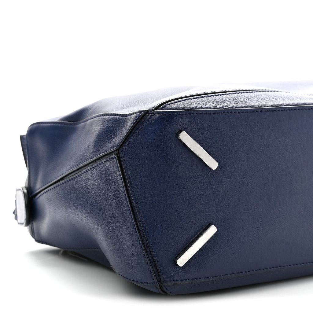 Calfskin Medium Puzzle Bag Marine