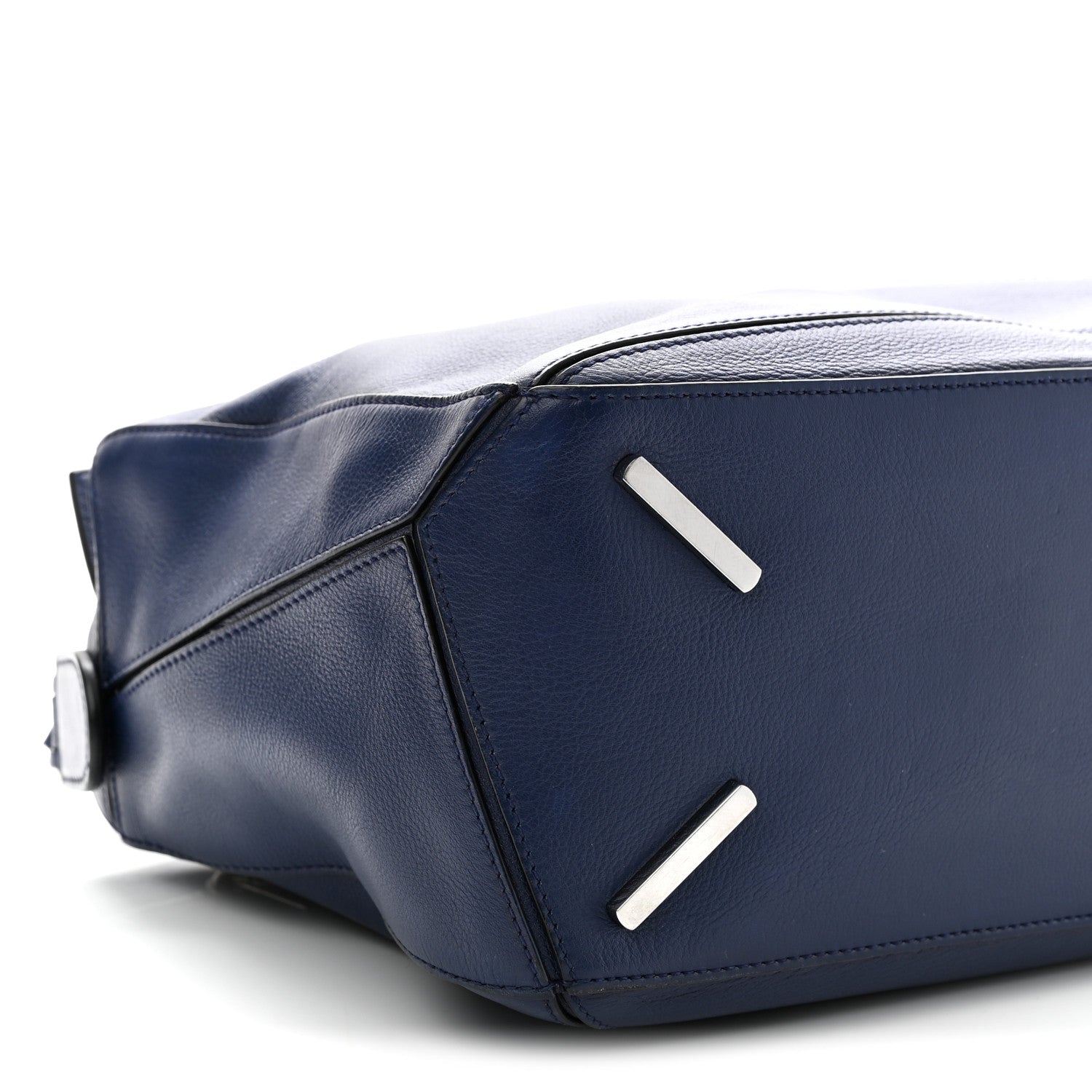 Calfskin Medium Puzzle Bag Marine