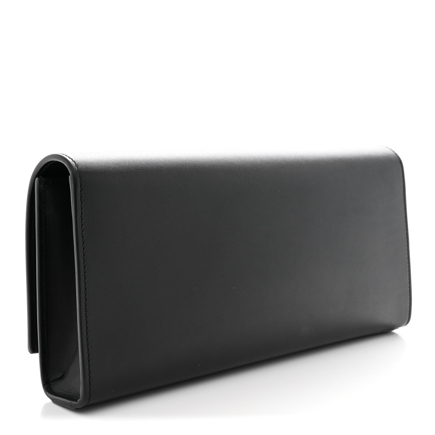 Calfskin Classic Monogram Tassel Clutch Black