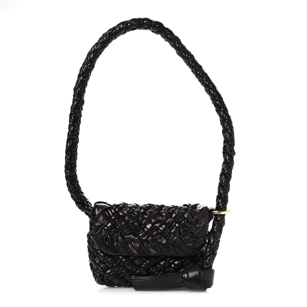 Calfskin Foulard Intreccio Kalimero Città Shoulder Bag Fondant