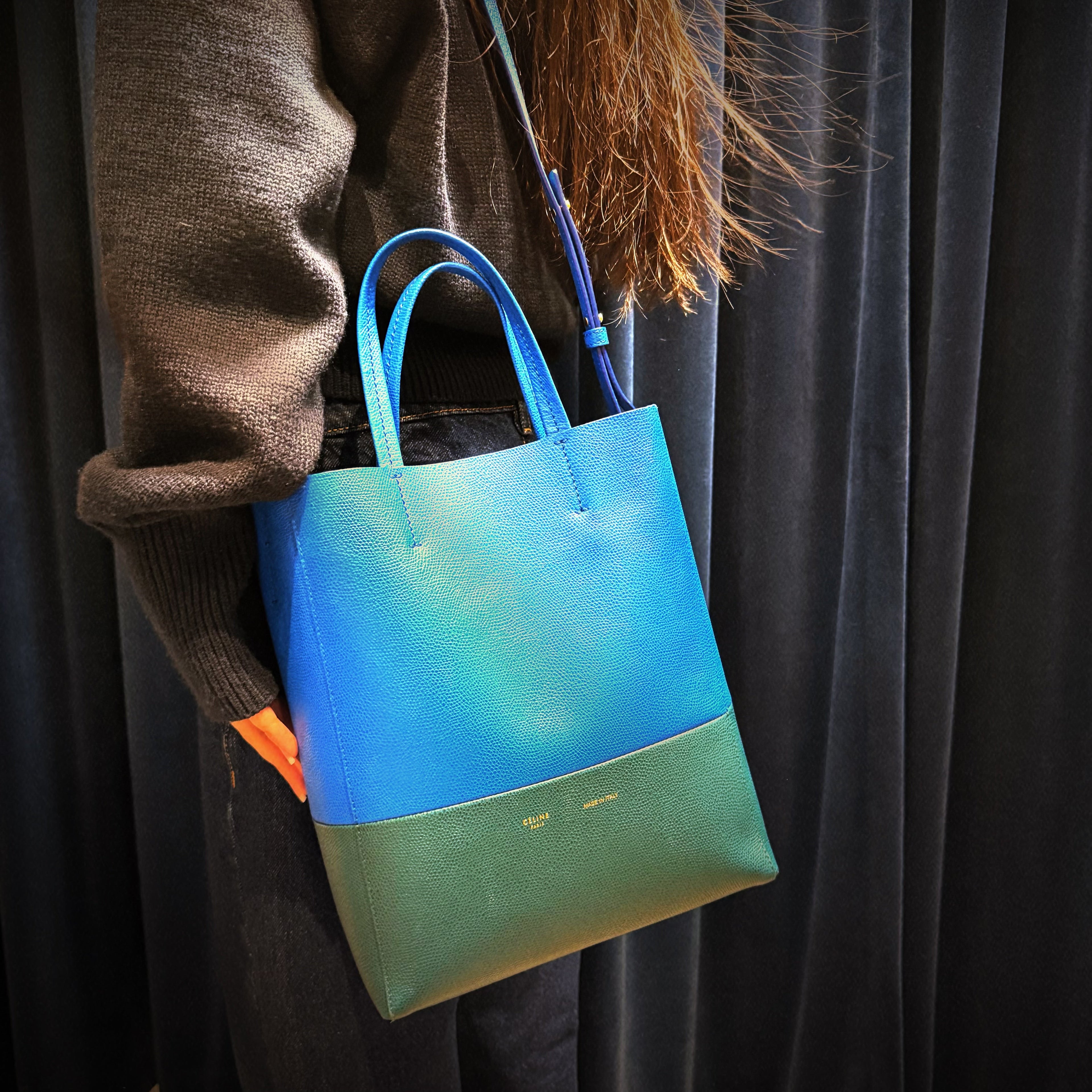 CÉLINE SS 2015 VERTICAL CABAS TOTE BAG TWS