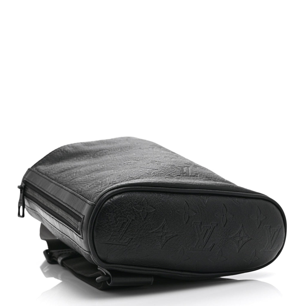 Monogram Shadow Chalk Slingbag  Black