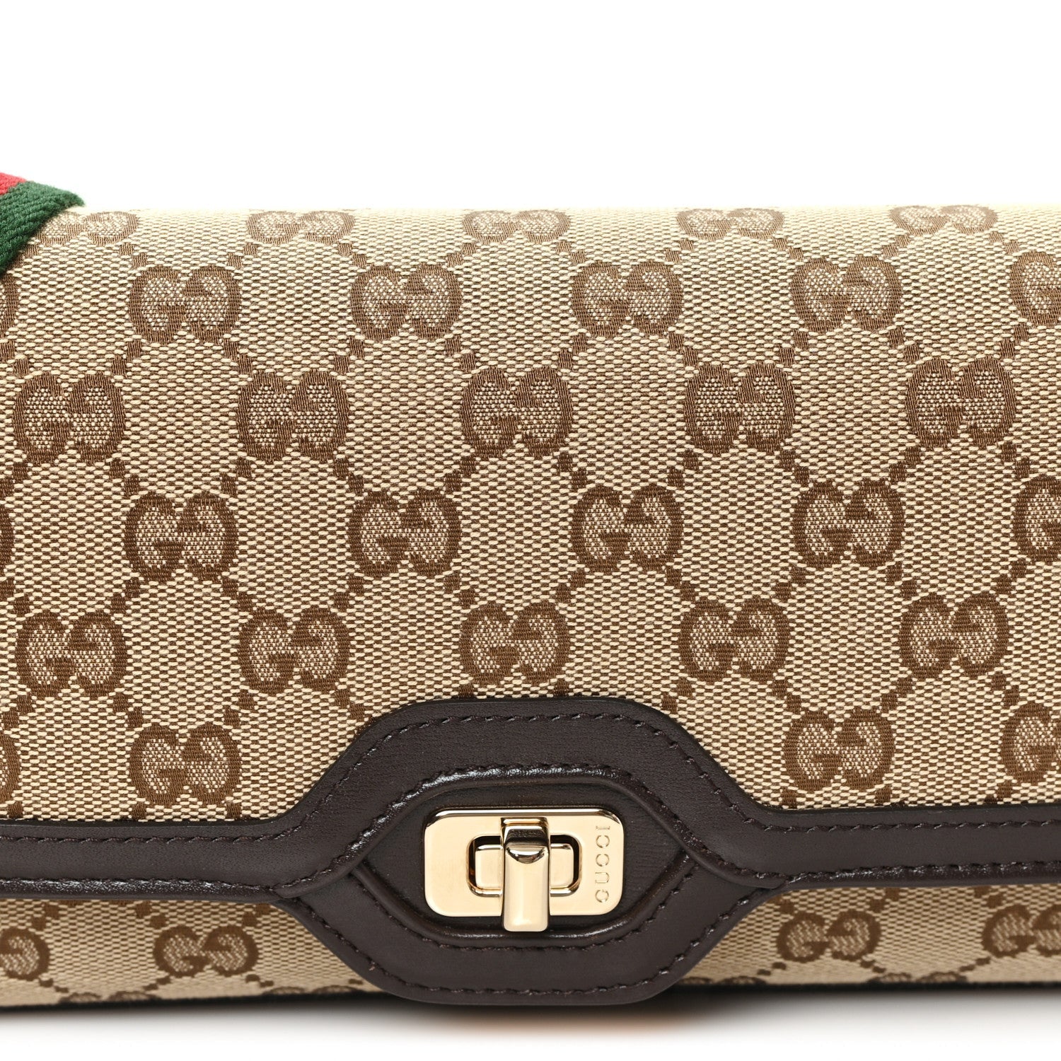 GG Monogram Small Luce Shoulder Bag Beige Ebony