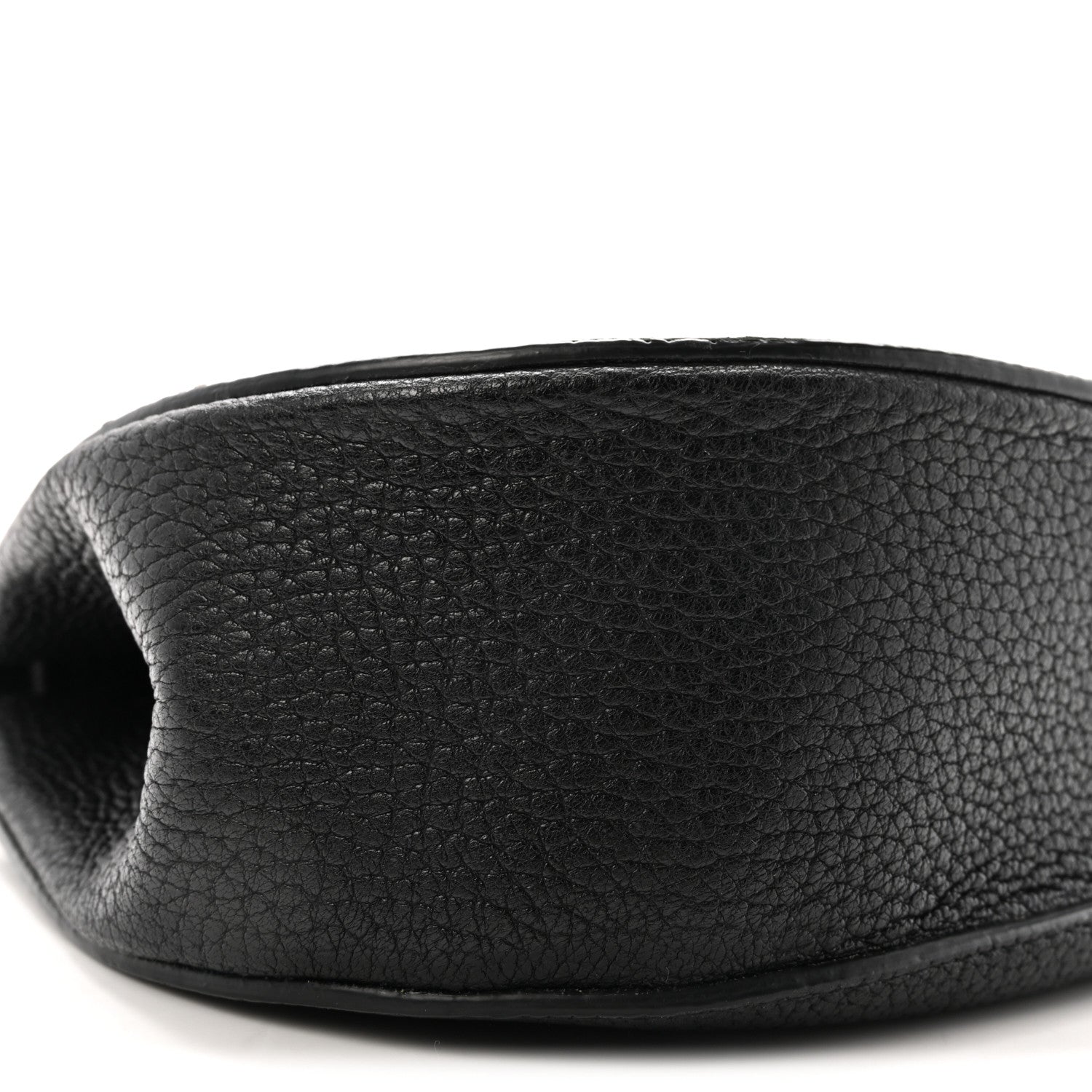 Grained Lambskin Drew Shoulder Bag Black