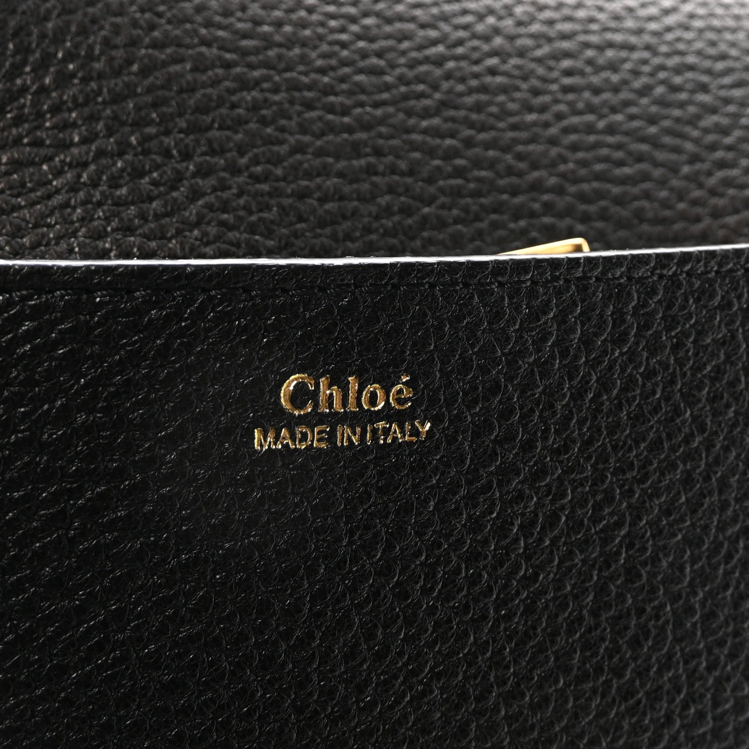 Grained Lambskin Drew Shoulder Bag Black