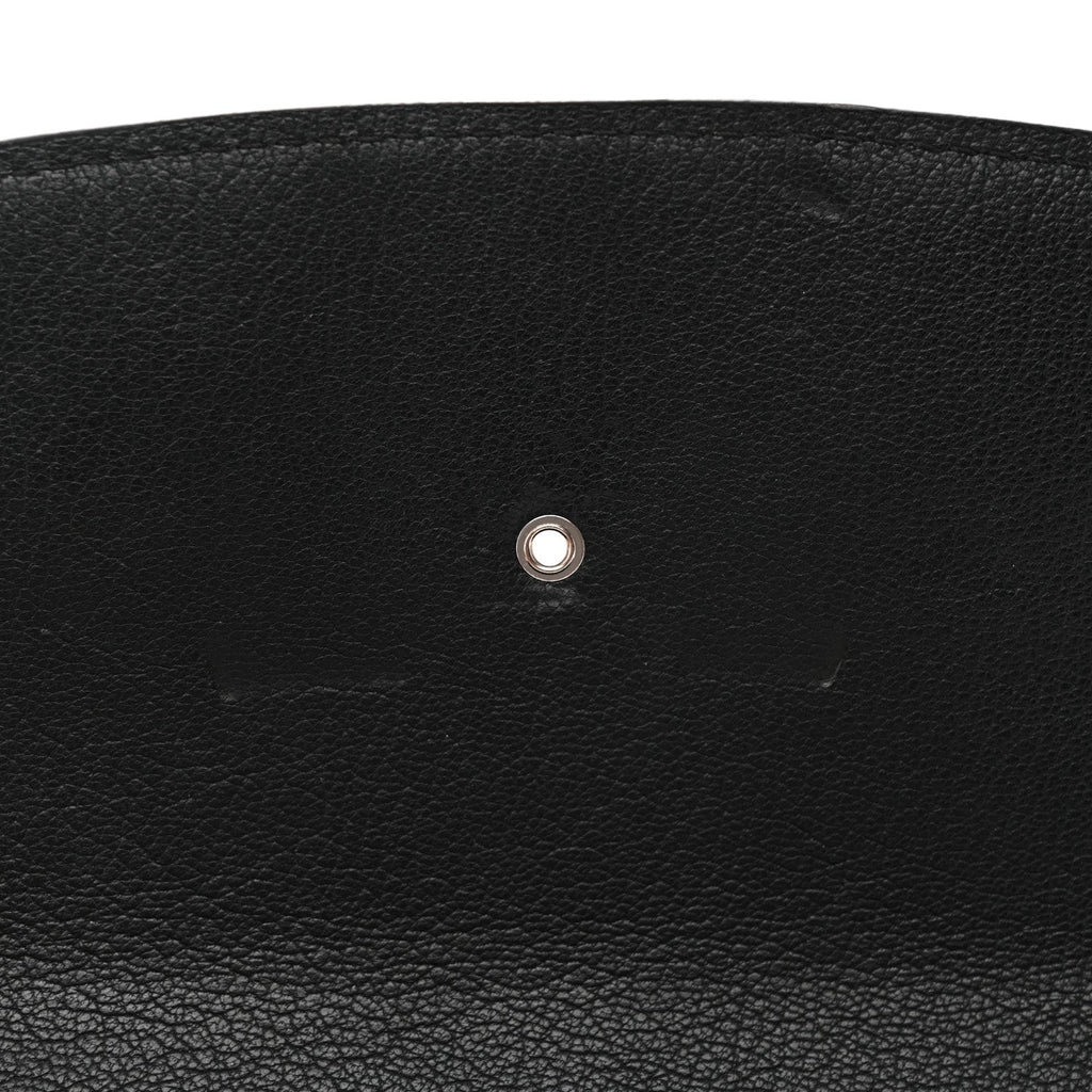 Grained Calfskin Vivienne LV Black