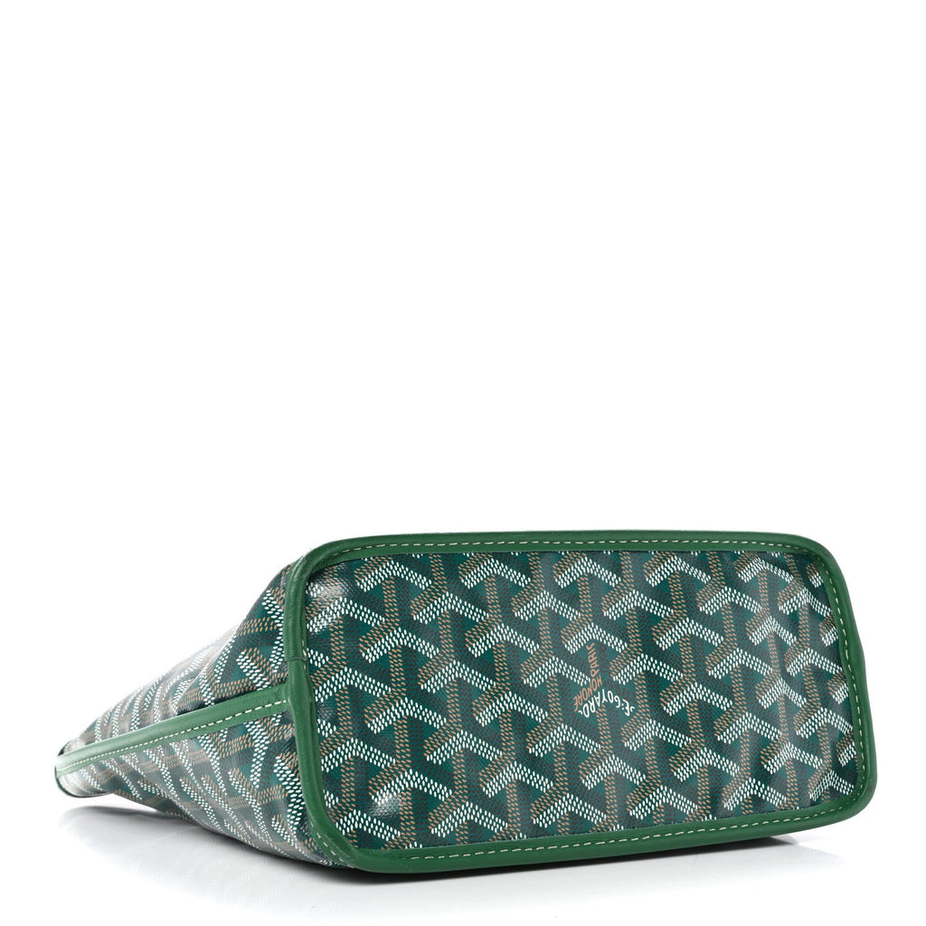 Goyardine Reversible Mini Anjou Green
