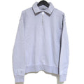 Dior Homme Logo Embroidery Cotton Half Zip Sweatshirt