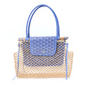 Goyardine Net Aligre Tote Light Blue